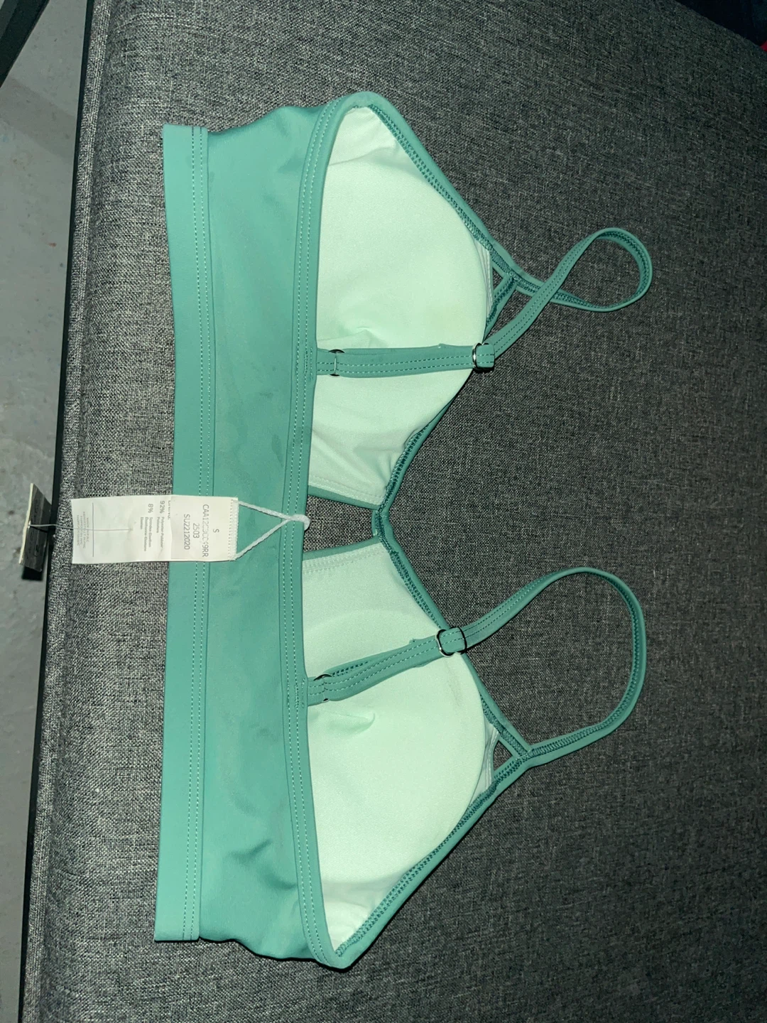 CUPSHE Green Strappy Bikini Top Size S - photo 4