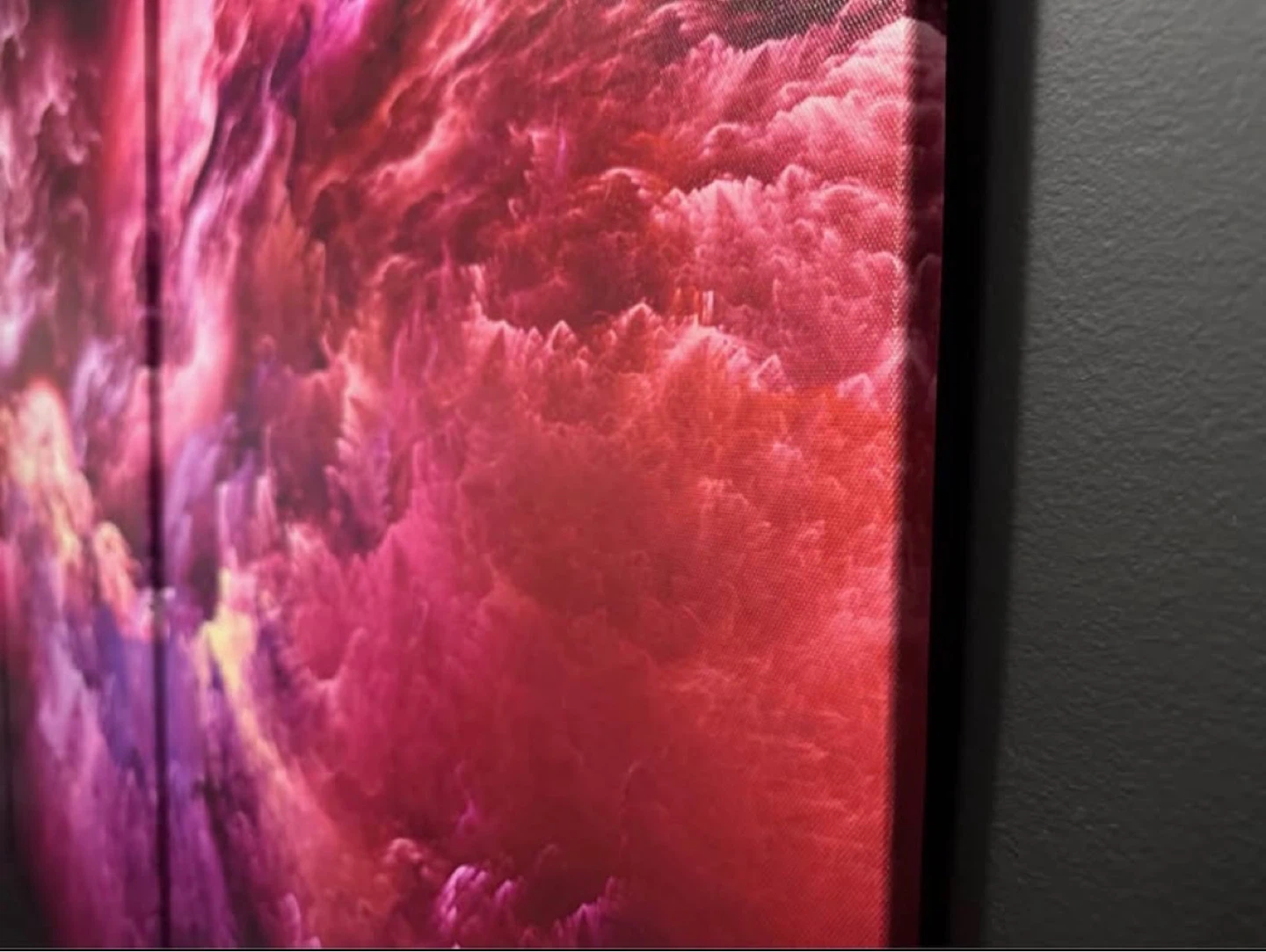 Abstract Cloud Triptych Wall Art - photo 3