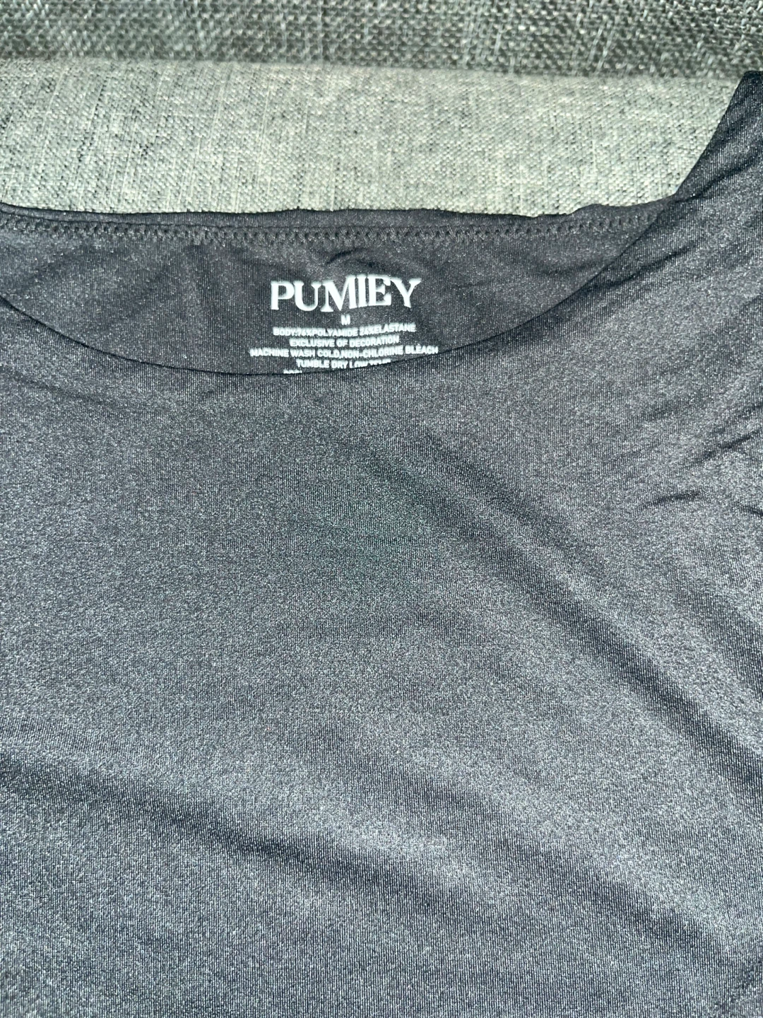 PUMIYEY Black Bodysuit - Size M - photo 2