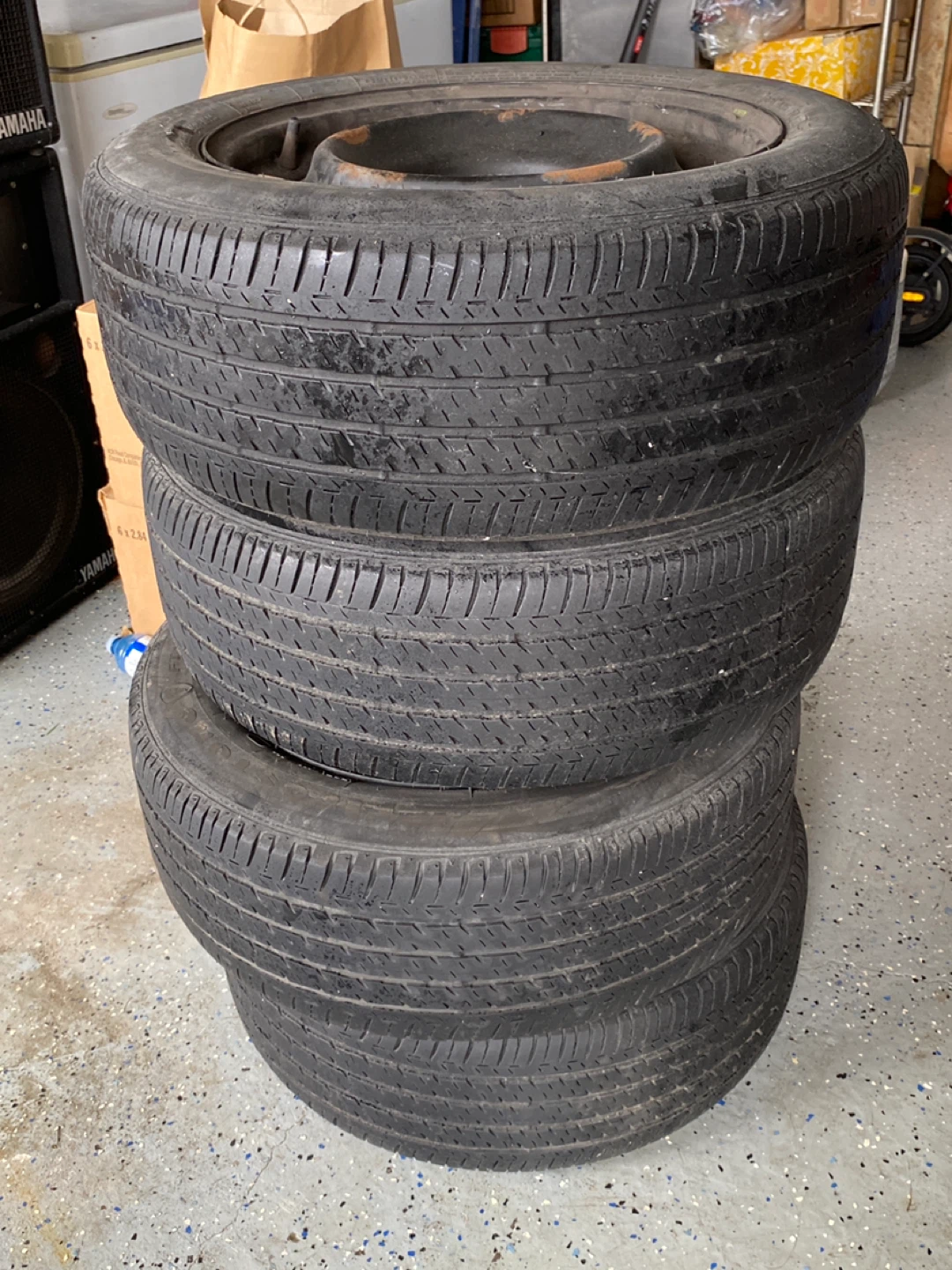 Set of 4 Tires - 215/55R16 93H