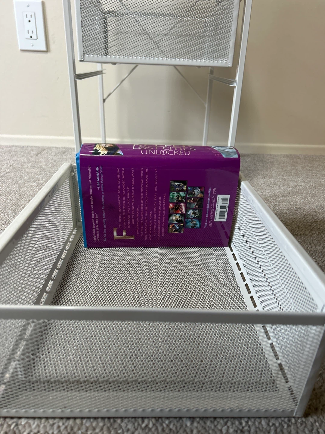 White Mesh Drawer Unit - photo 4