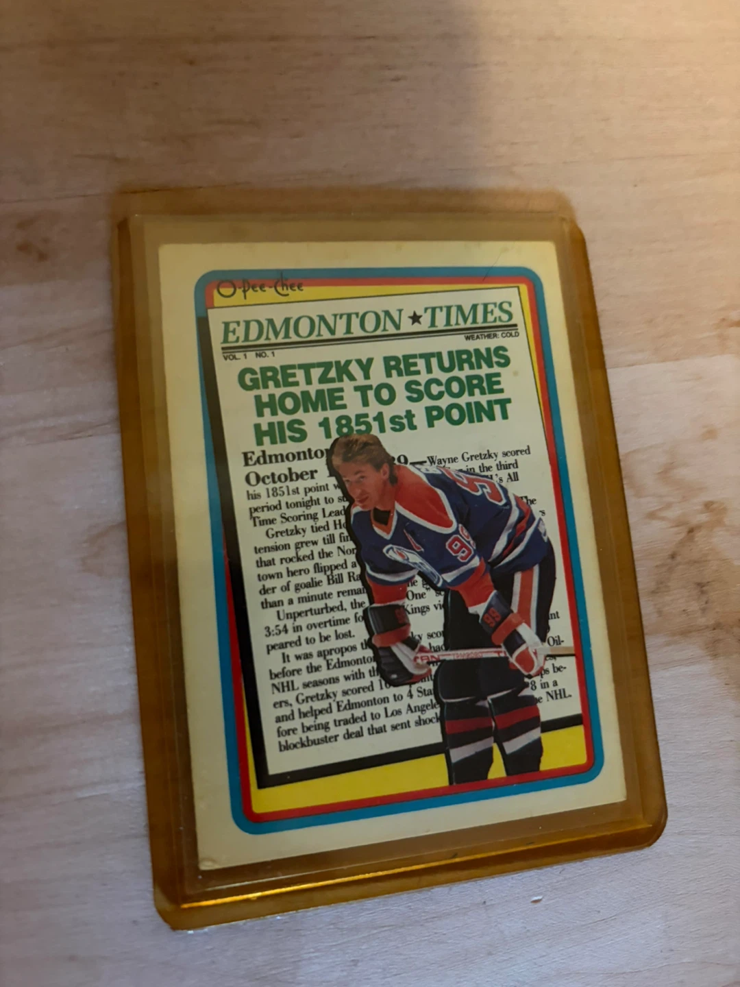 Wayne Gretzky hockey card - photo 3