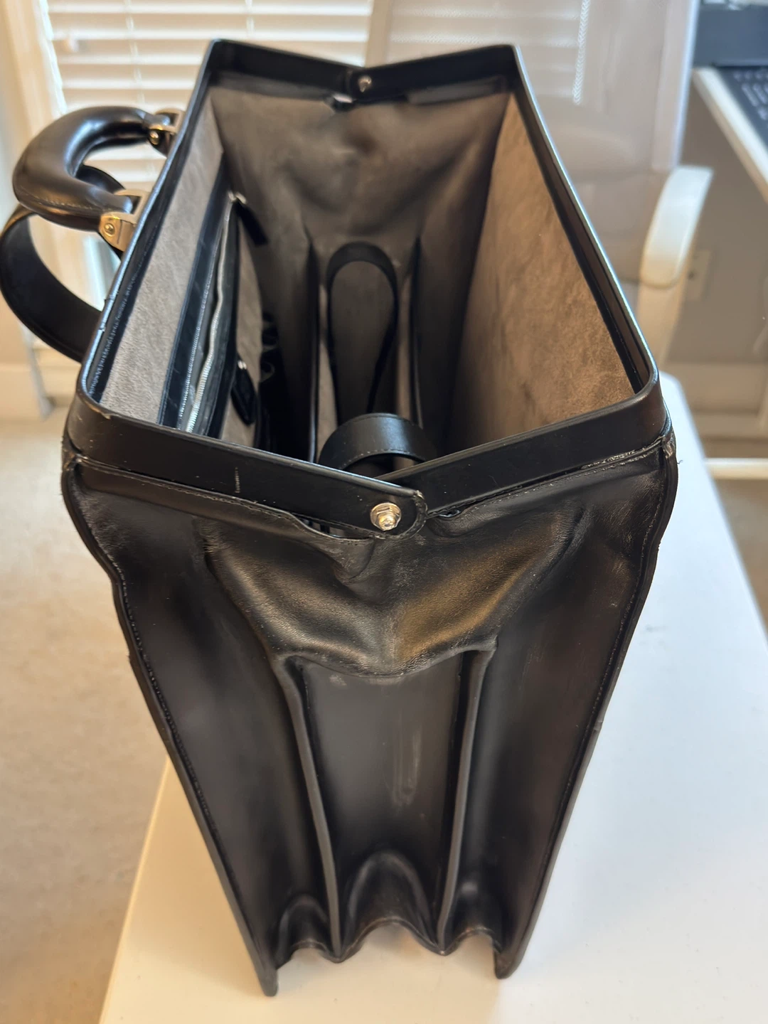 Montblanc Meisterstück Black Leather Briefcase - photo 4