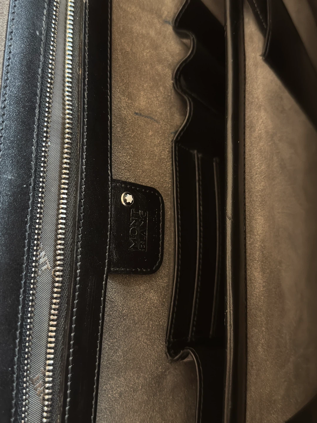 Montblanc Meisterstück Black Leather Briefcase - photo 5