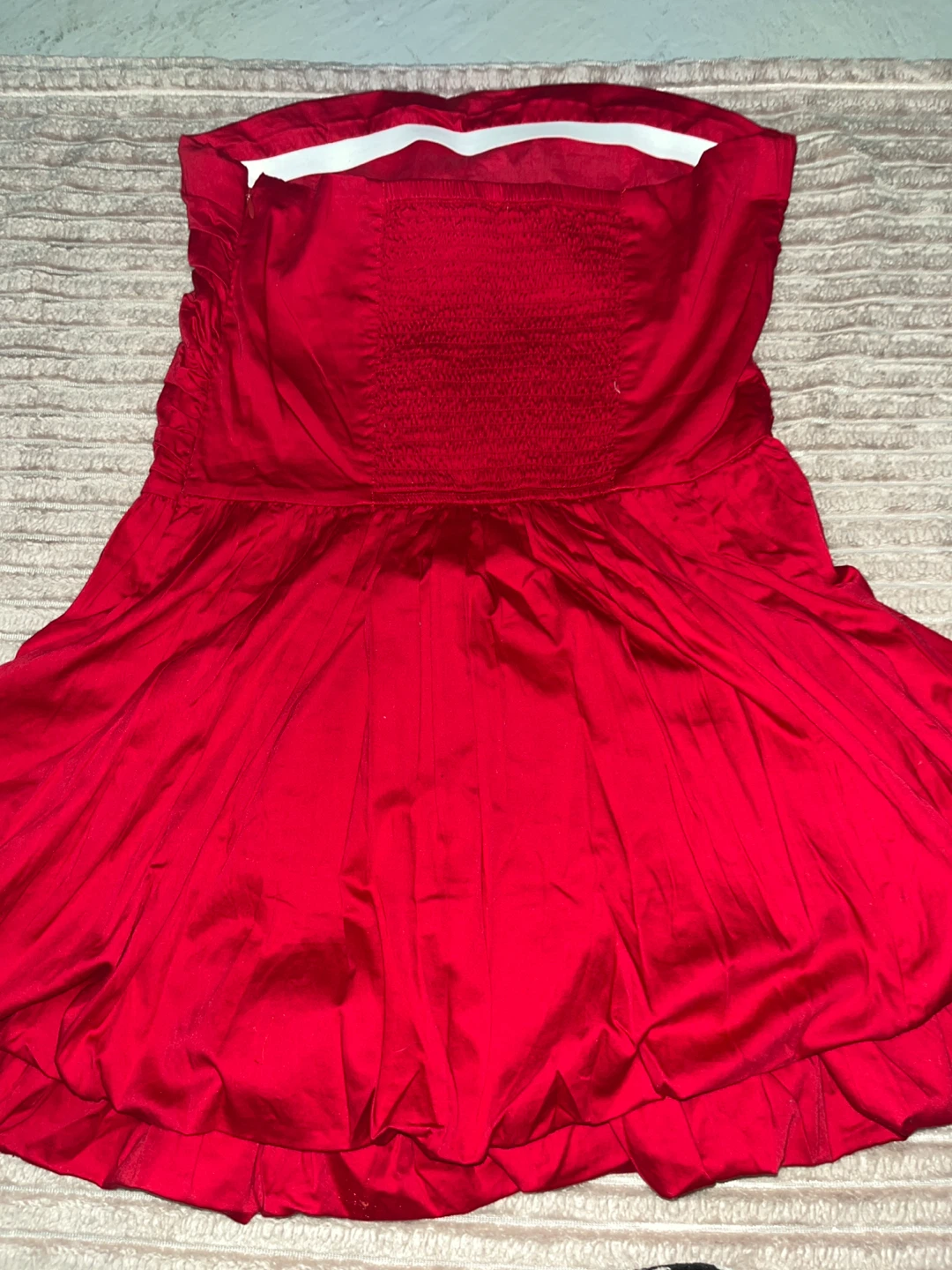 The Drop Red Strapless Dress Size M - photo 3