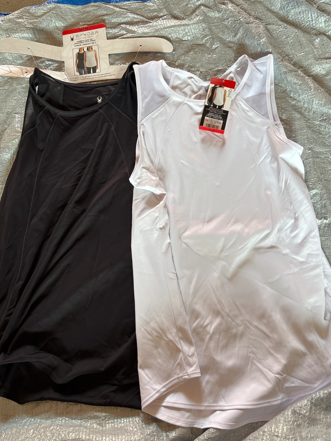 Spyder Women's Active/Sport Tank Top 2 Pack - Medium