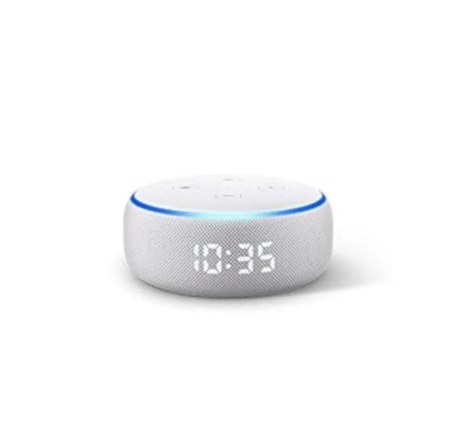 Amazon Echo Dot (3rd Gen) Smart Speaker with Clock - White