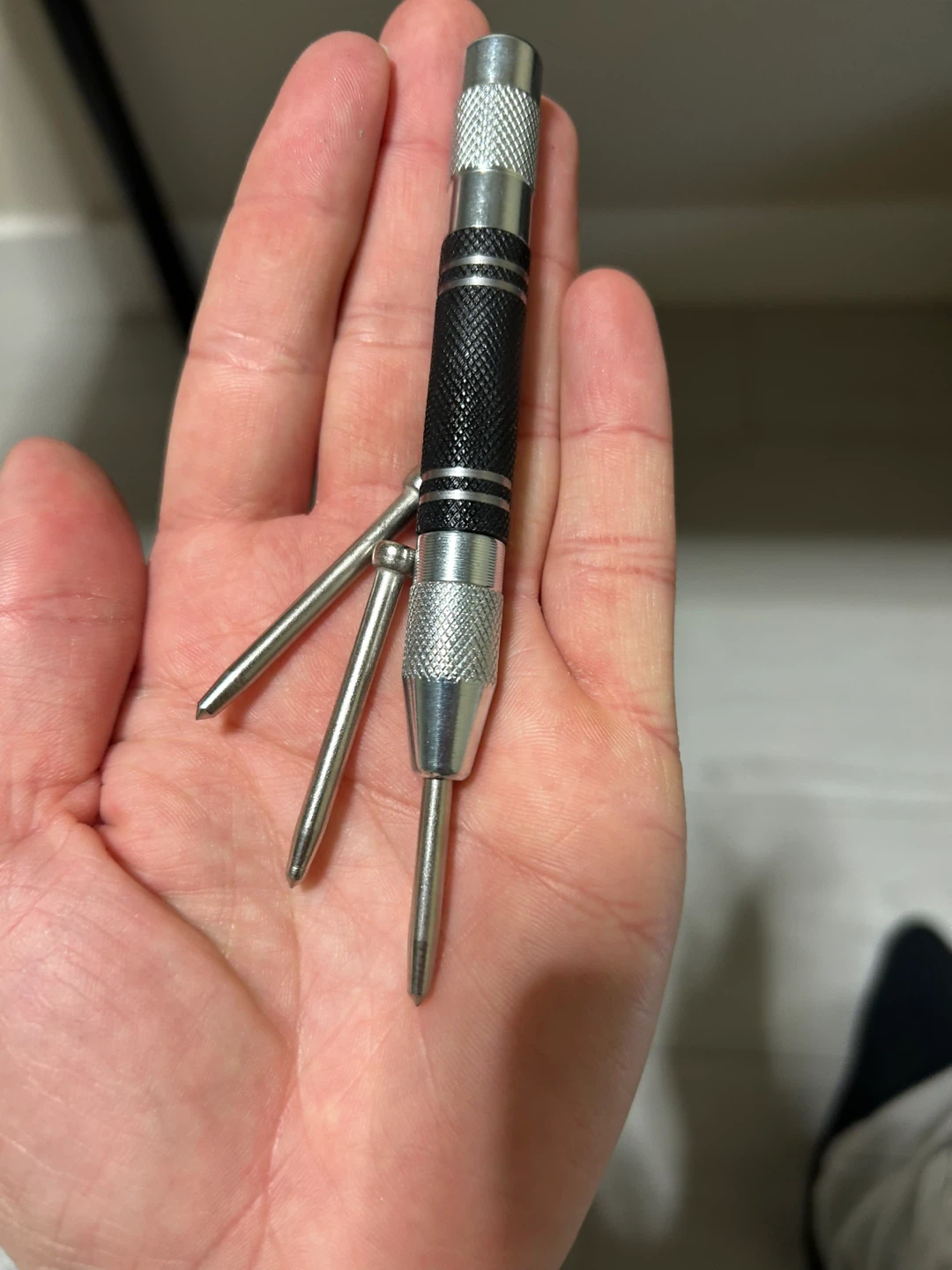 Center Punch Set (2 Pcs) - Plastic & Glass