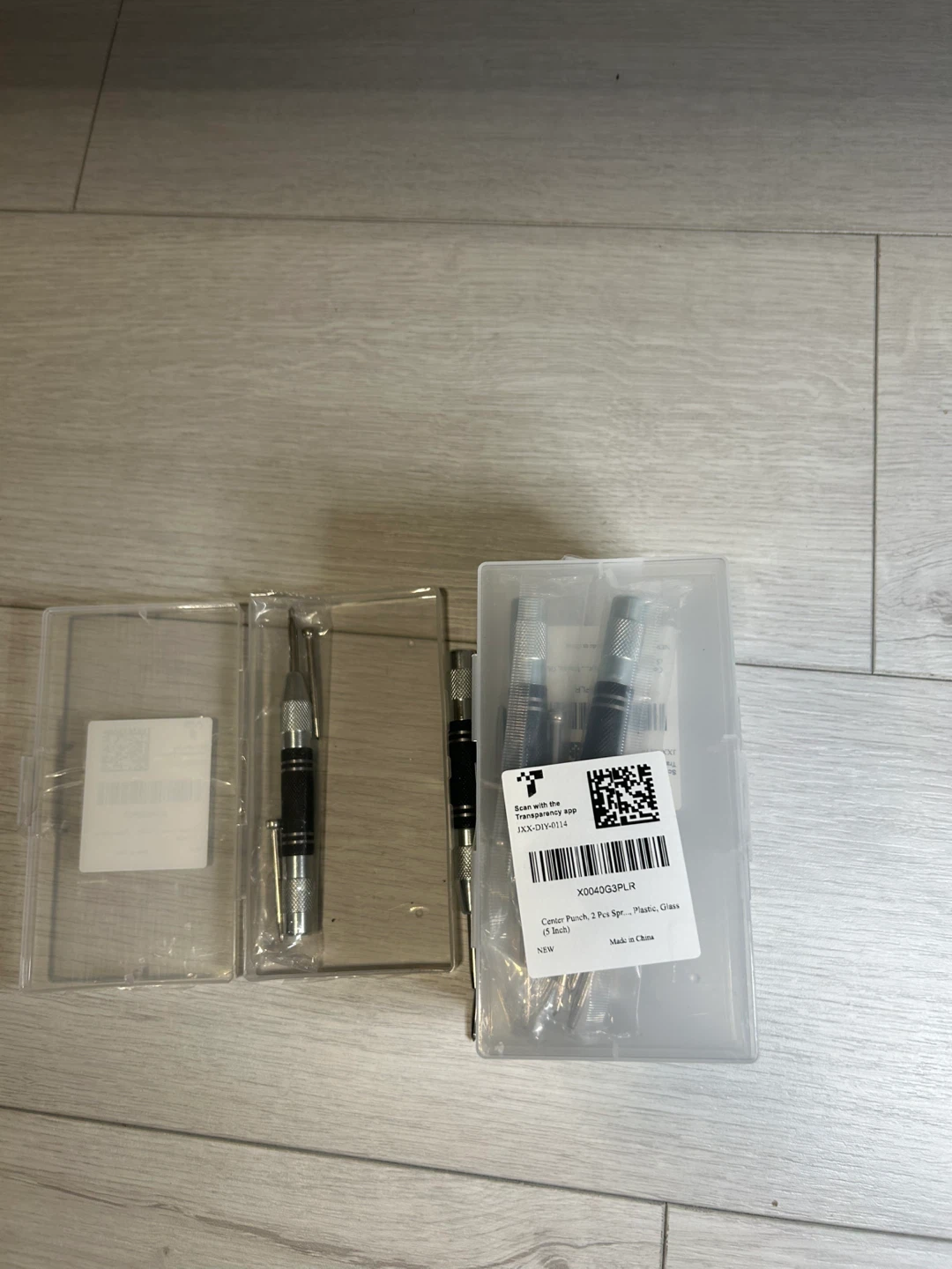 Center Punch Set (2 Pcs) - Plastic & Glass - photo 4