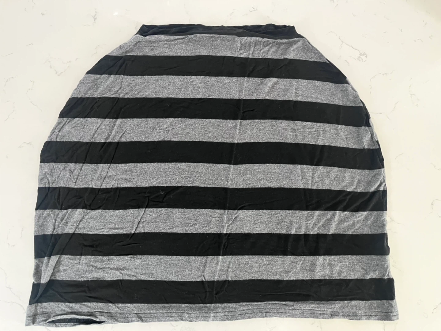 Milk Snob Grey and Black Striped Nursing & Carseat Cover - photo 4