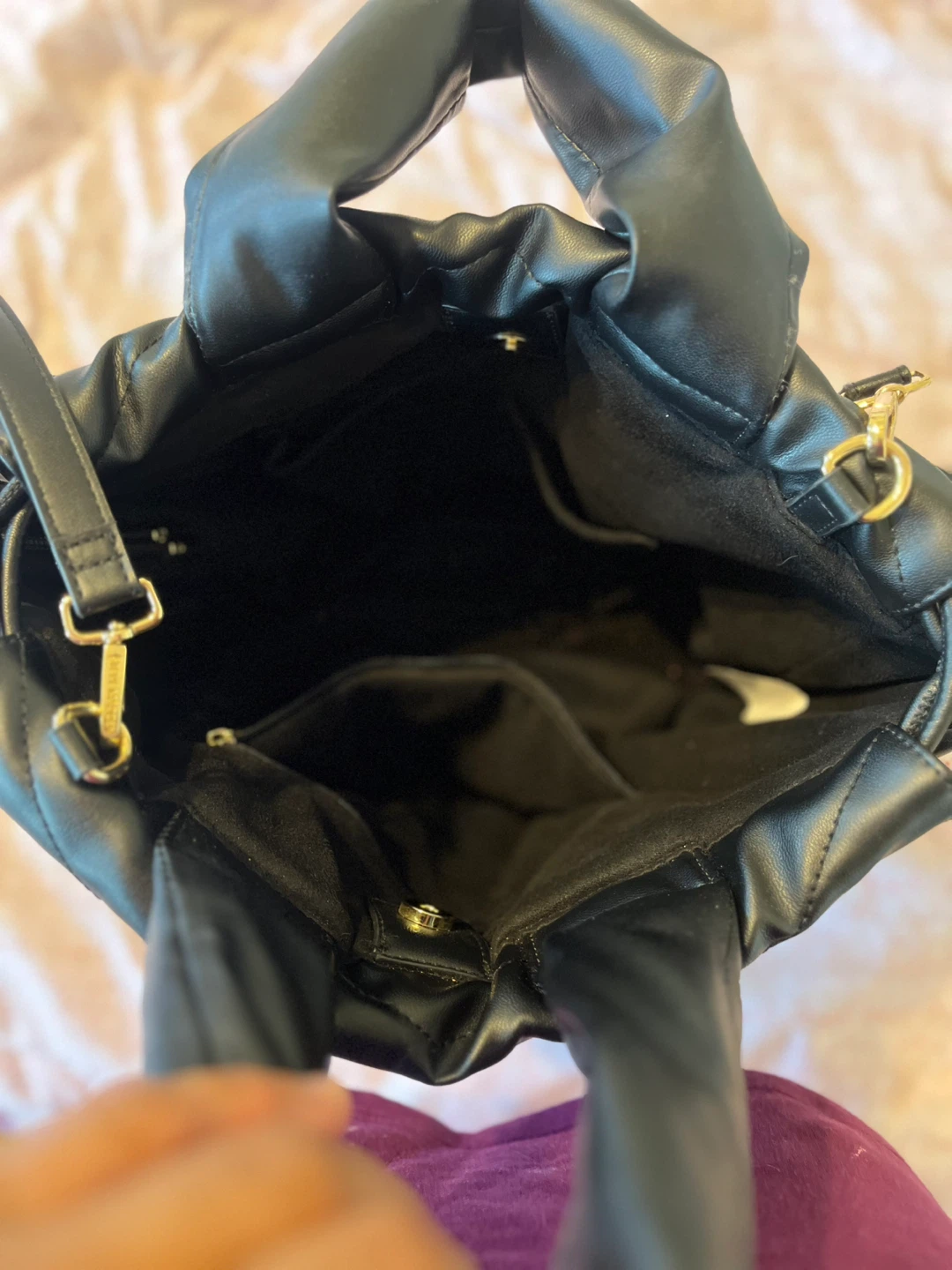 Steve Madden Quilted Faux Leather Tote Bag - photo 4