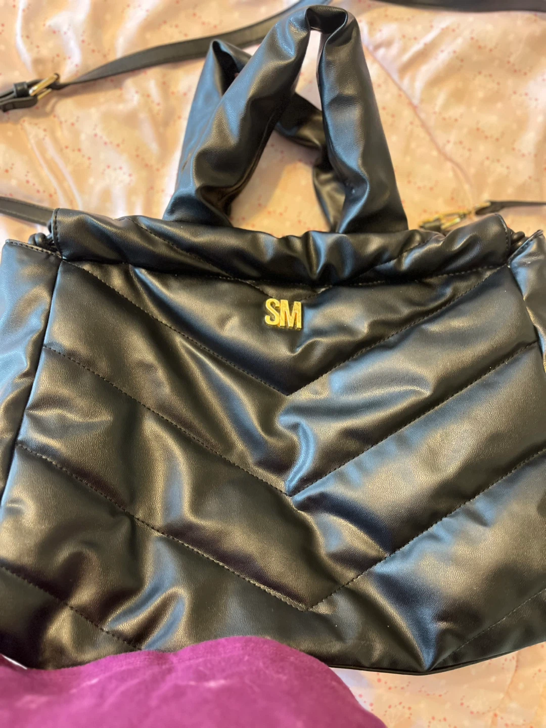 Steve Madden Quilted Faux Leather Tote Bag - photo 2
