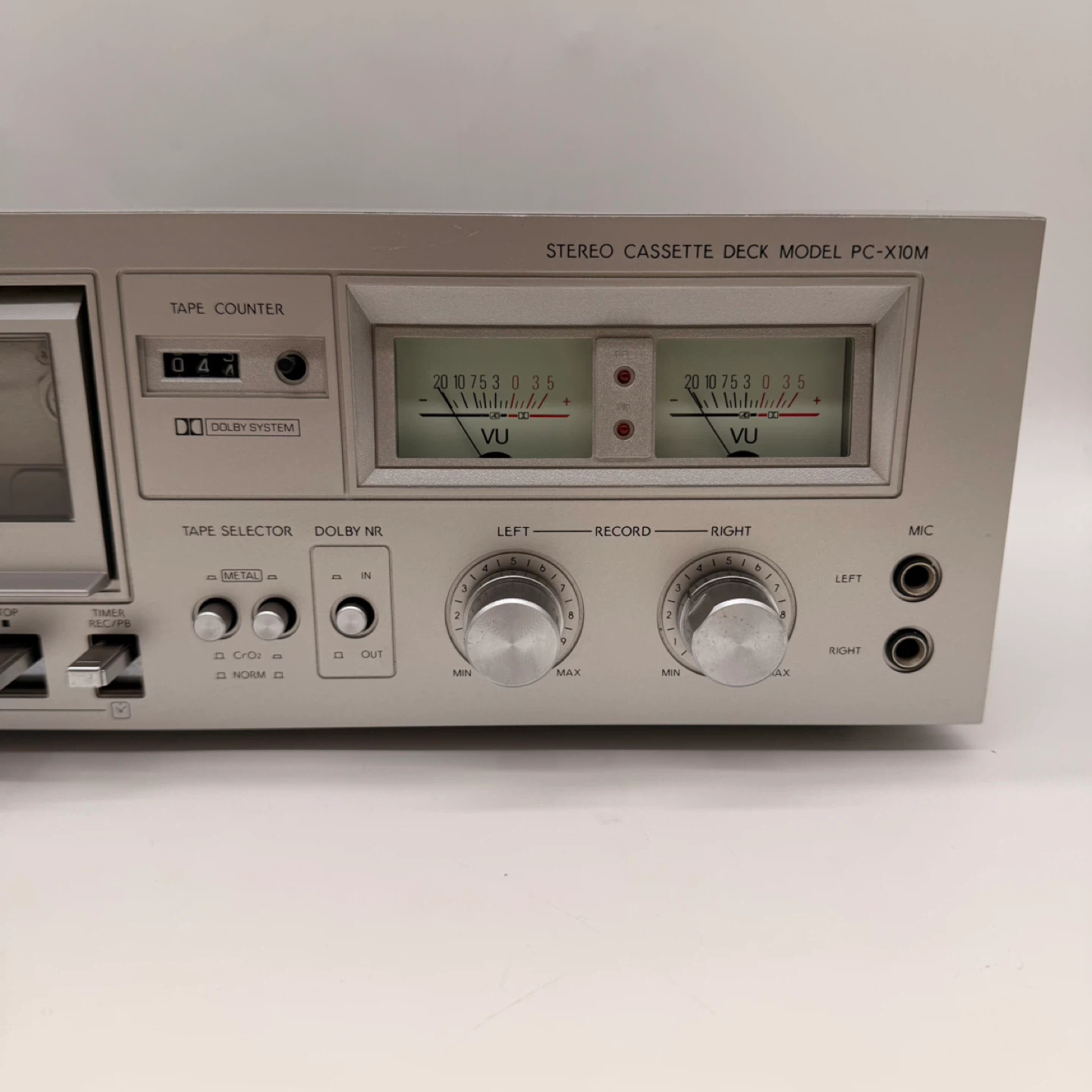 Vintage Toshiba PC-X10M Stereo Cassette Deck Made in Japan - photo 3