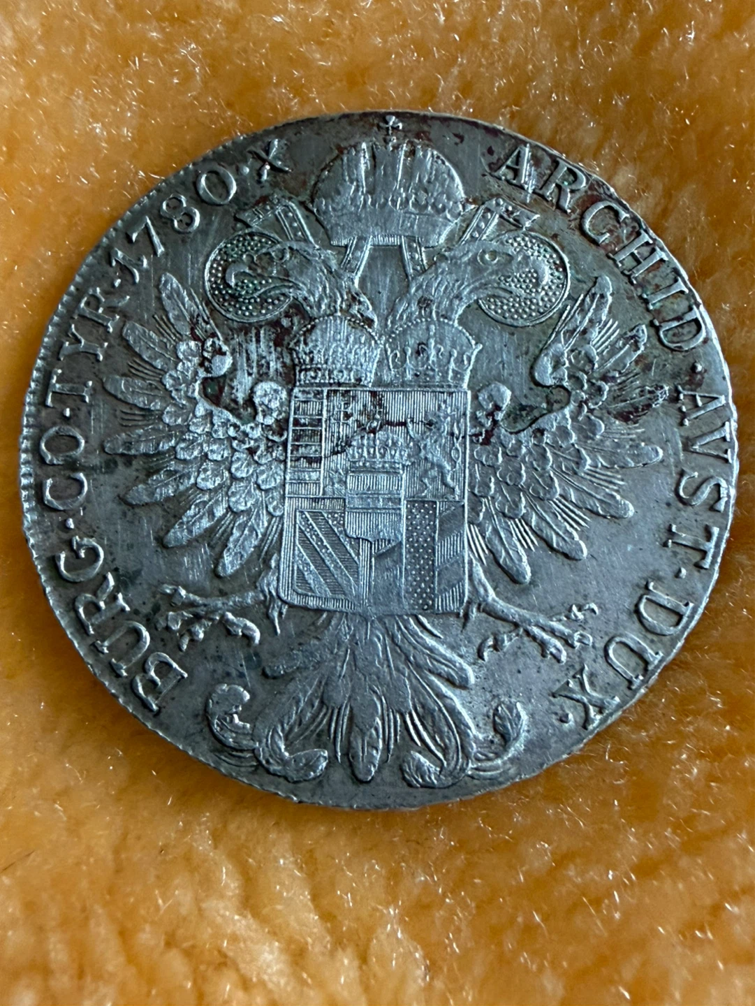 1780 Maria Theresa Thaler Coin