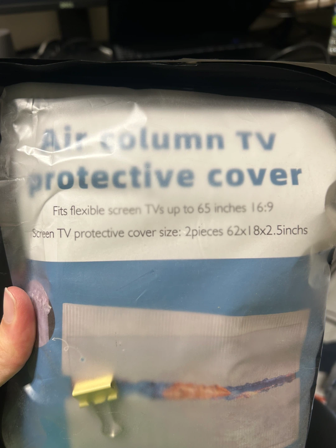 Air Column TV Protective Cover for 65-inch TVs