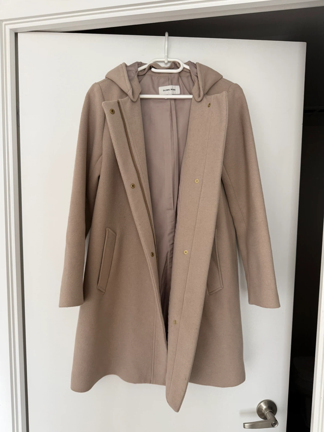 Japanese Hooded Spring Coat | Size S