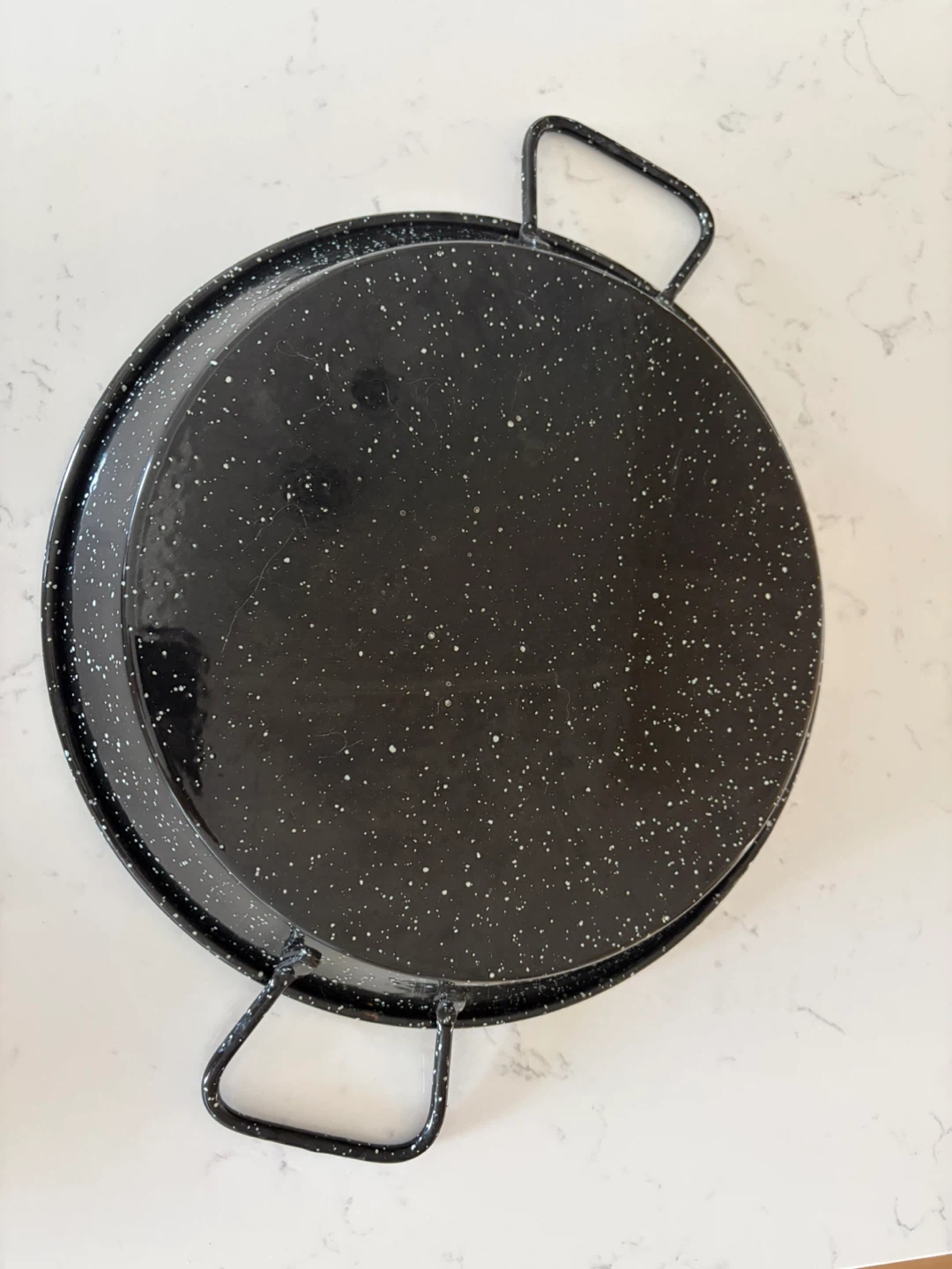 Black Enamel Paella Pan - photo 2