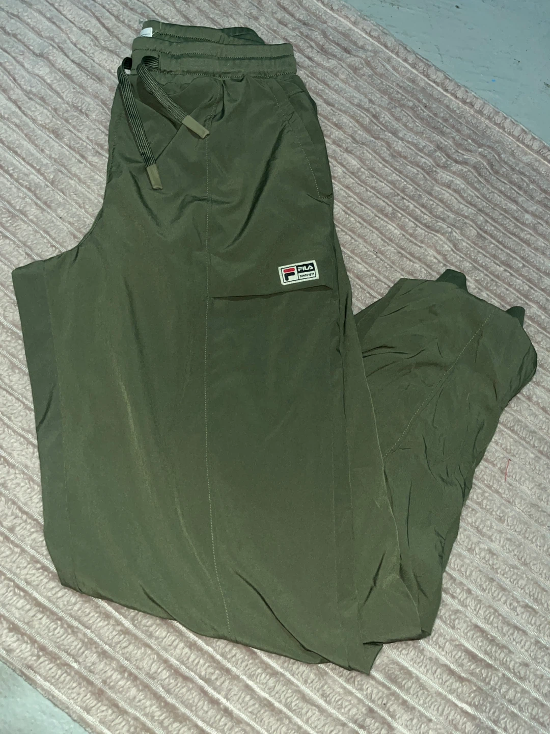 Fila Olive Green Track Pants - XXL