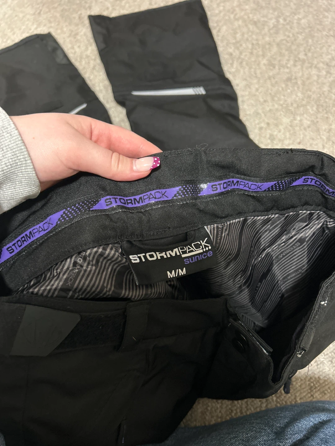 Stormpack Ski Pants - Black - photo 3