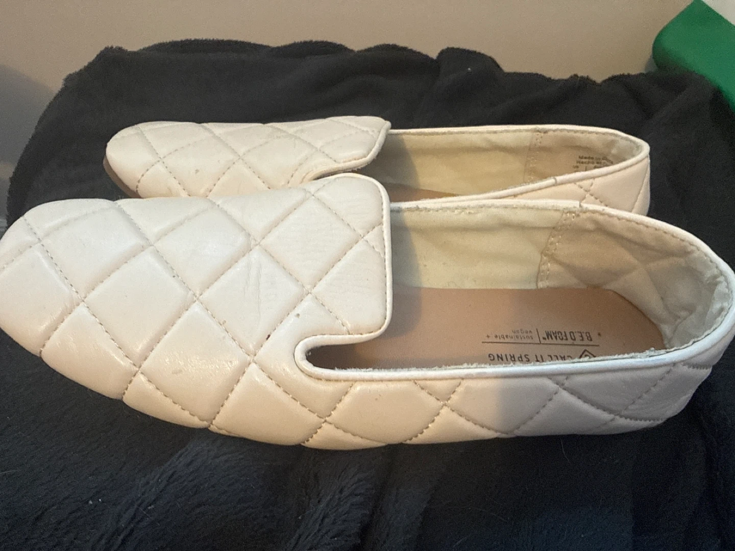 Call It Spring Quilted Loafers - Cream - Size 7 - photo 2