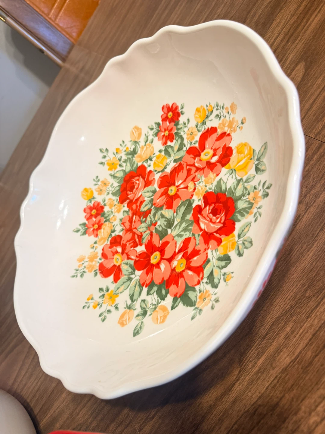 The Pioneer Woman floral serving bowl