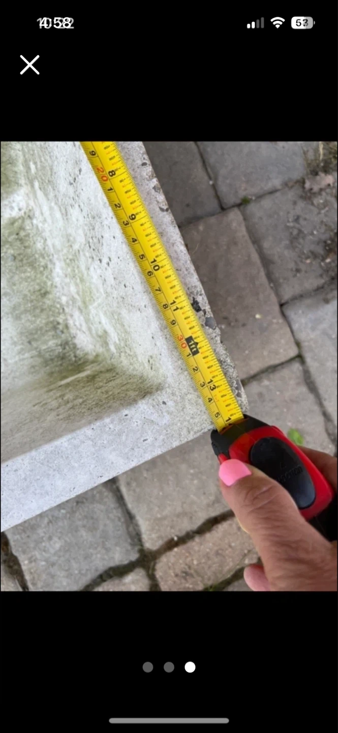 Decorative Concrete Planter - photo 3
