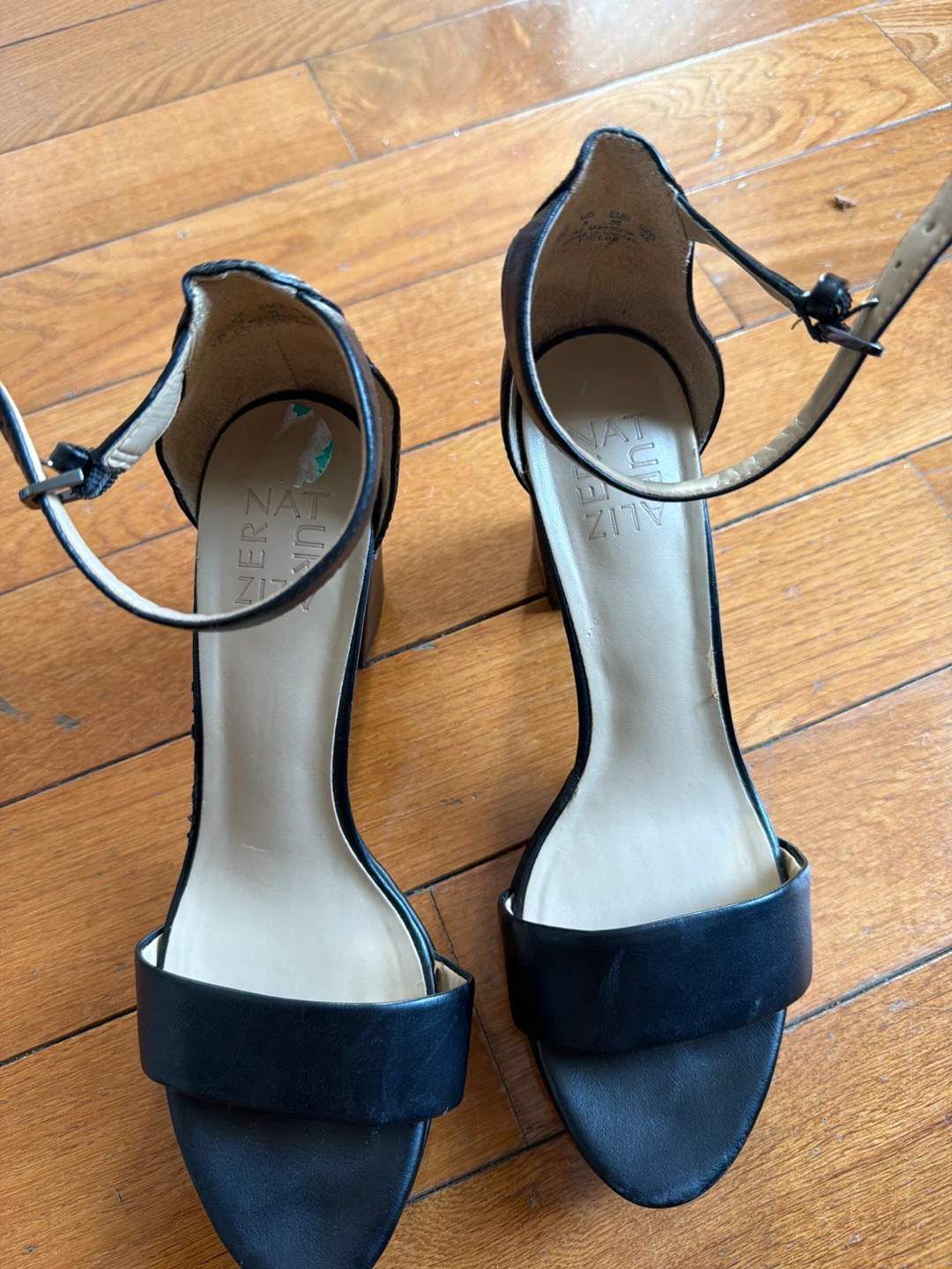 Naturalizer Black Ankle Strap Heels