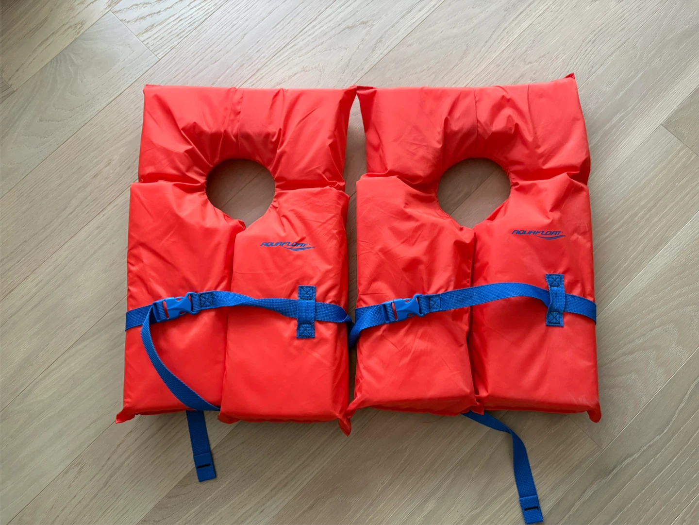 Two life jackets