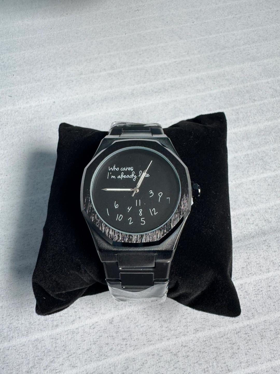 “WHO CARES I’M ALREADY LATE” WATCH - photo 4