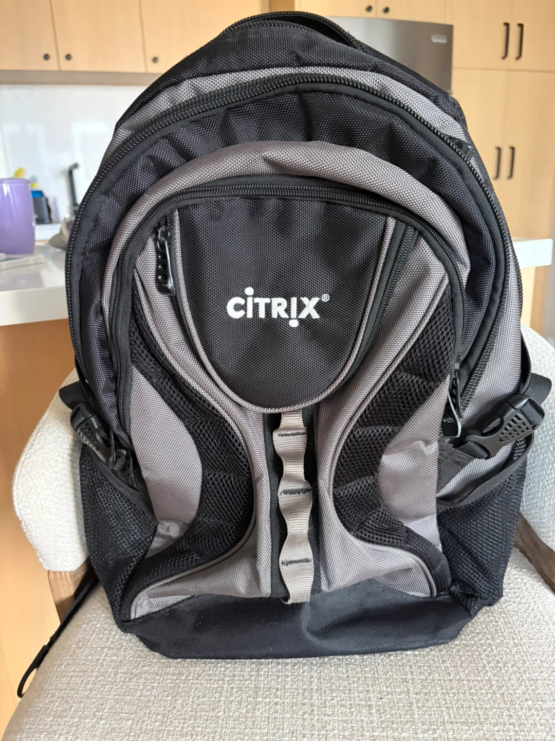 Black and Grey Backpack