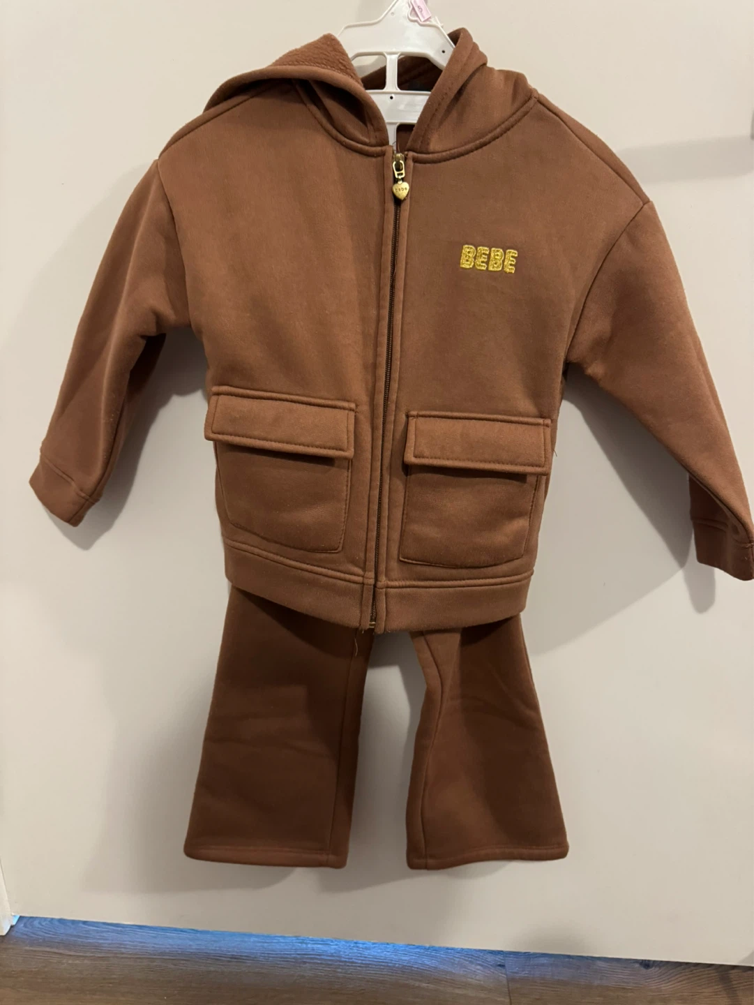 Bebe Kids Brown Sweatshirt and Pants Set - photo 3