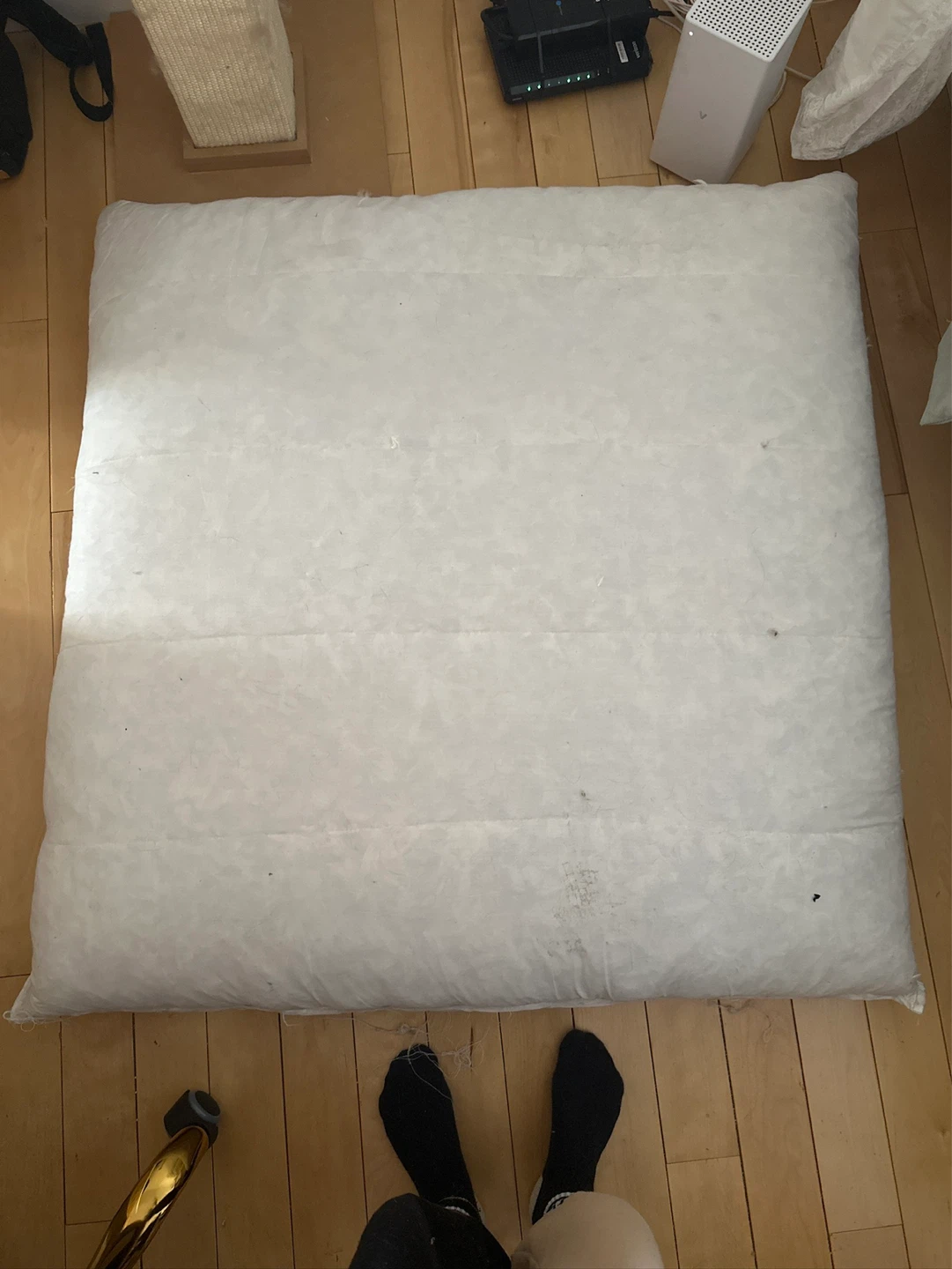 Large White Square Pillow Insert