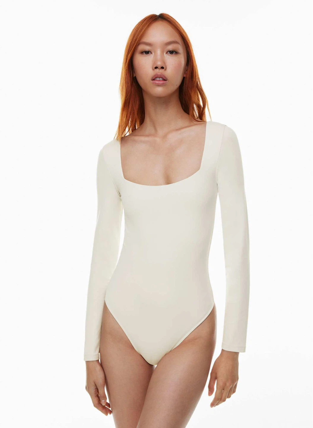 Babaton Aritzia Contour Squareneck Longsleeve Bodysuit