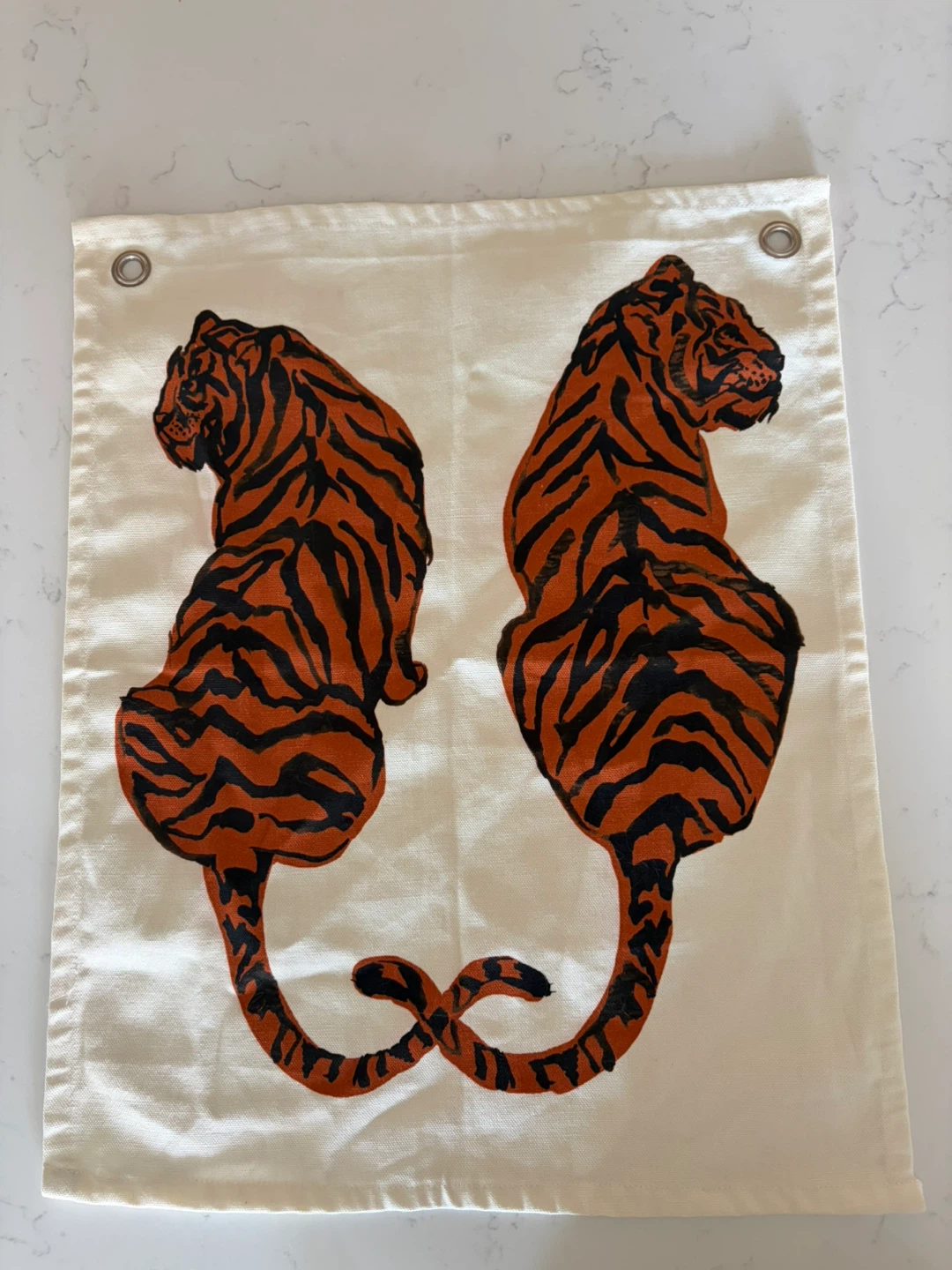Canvas Wall Hanging - Two Tigers