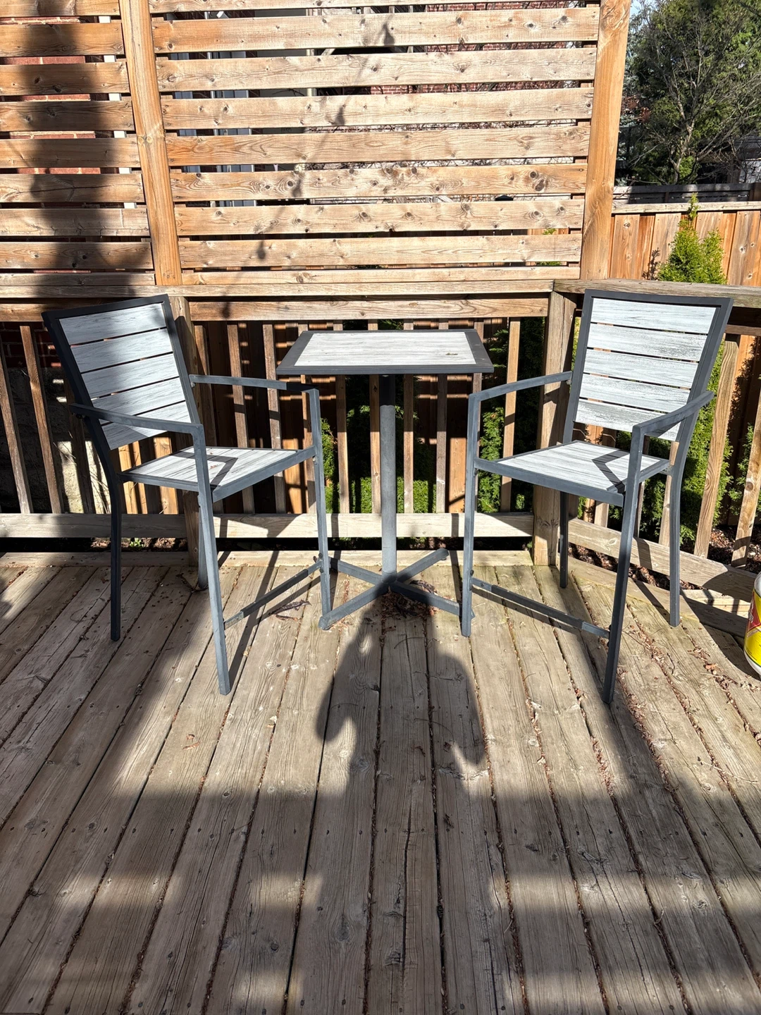 Patio Bistro Set - Table and 2 Chairs