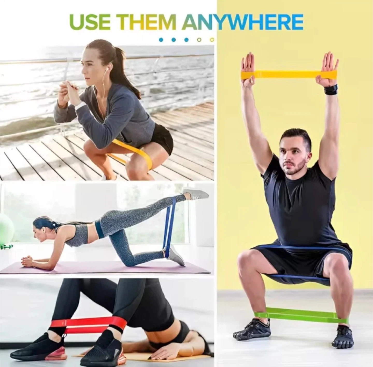 Resistance Loop Bands Set – X-Light to Heavy | 5 Levels - photo 5