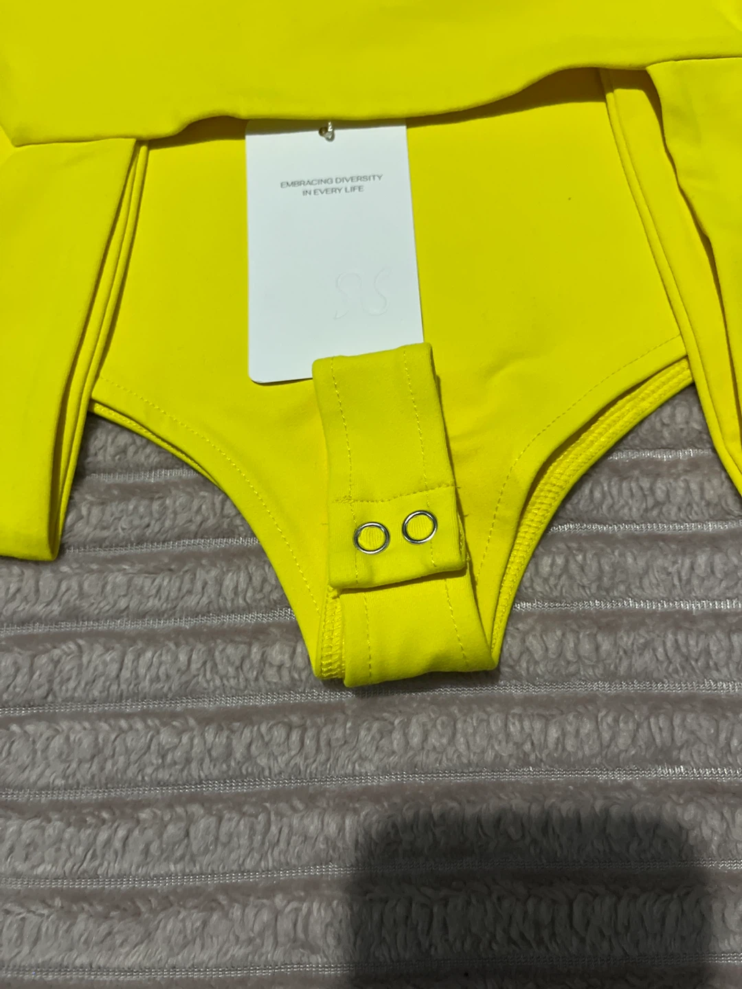 Reoria Yellow Bodysuit - Size S - photo 4