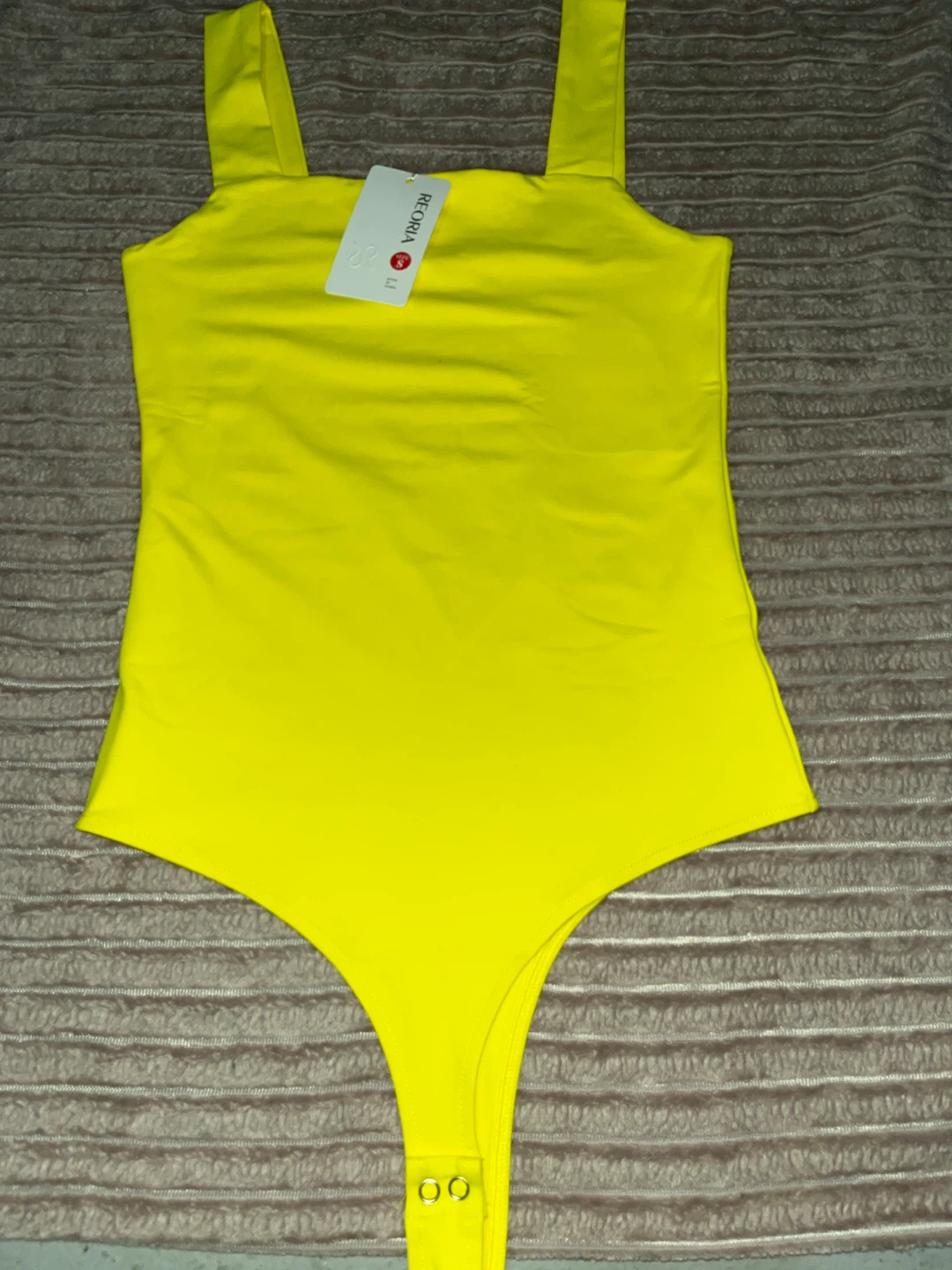 Reoria Yellow Bodysuit - Size S