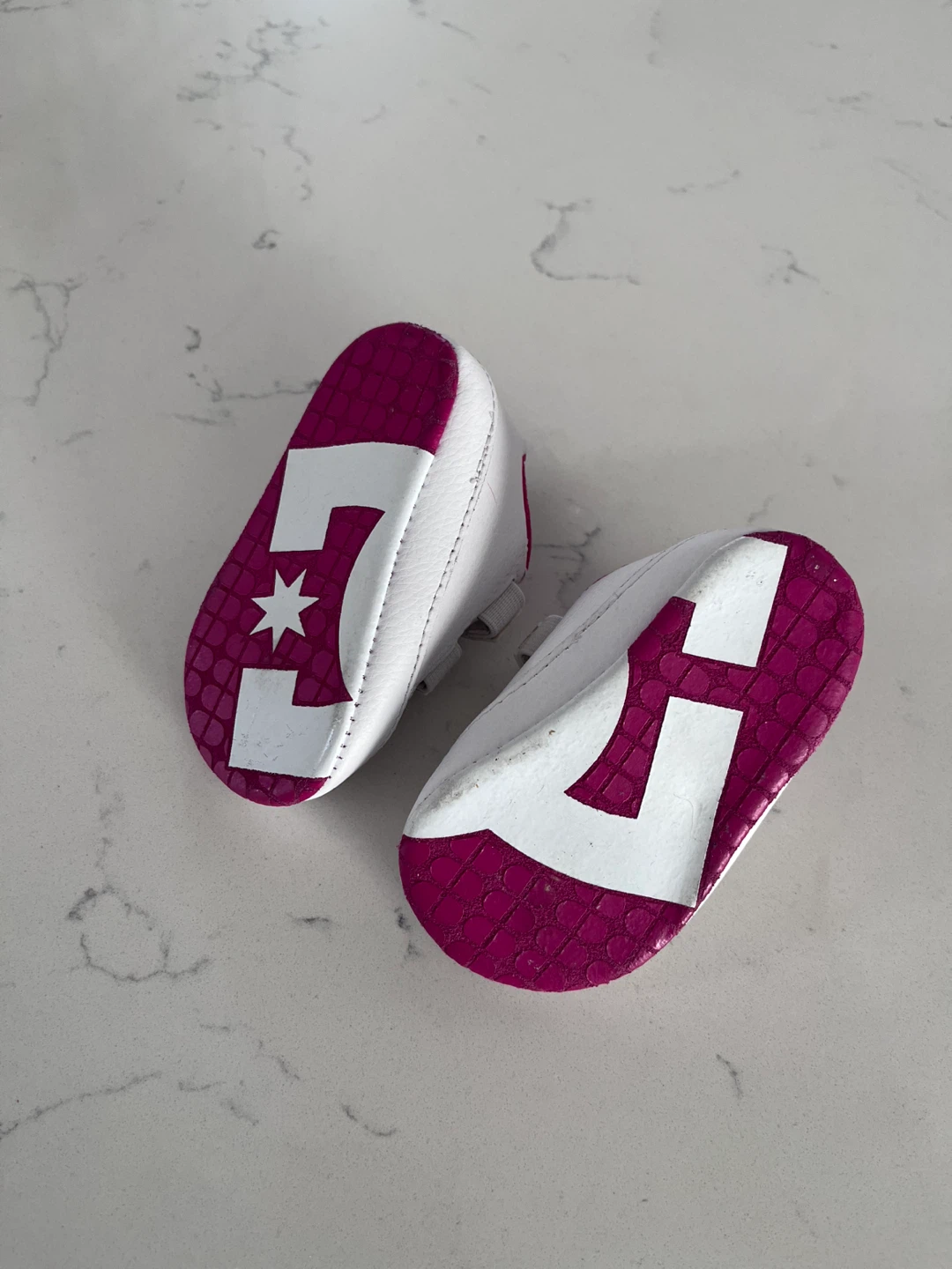 DC Shoes Baby Crib Shoes White Pink Size 2 (11cm) - photo 4