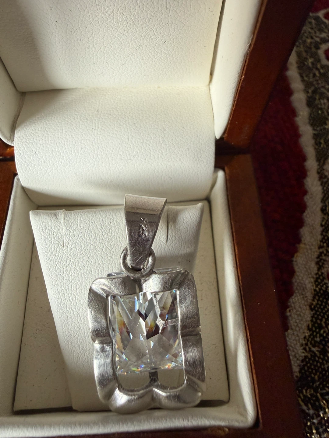 Sterling Silver Cubic Zirconia Pendant - photo 2