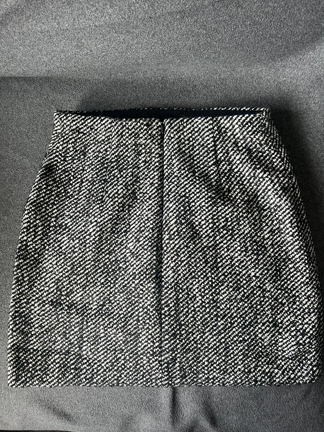 H&M Black & White Tweed Mini Skirt - photo 2