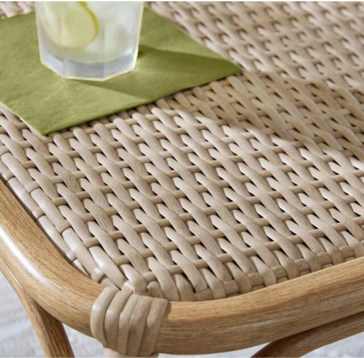 Light Blue Wicker Patio Set - photo 5