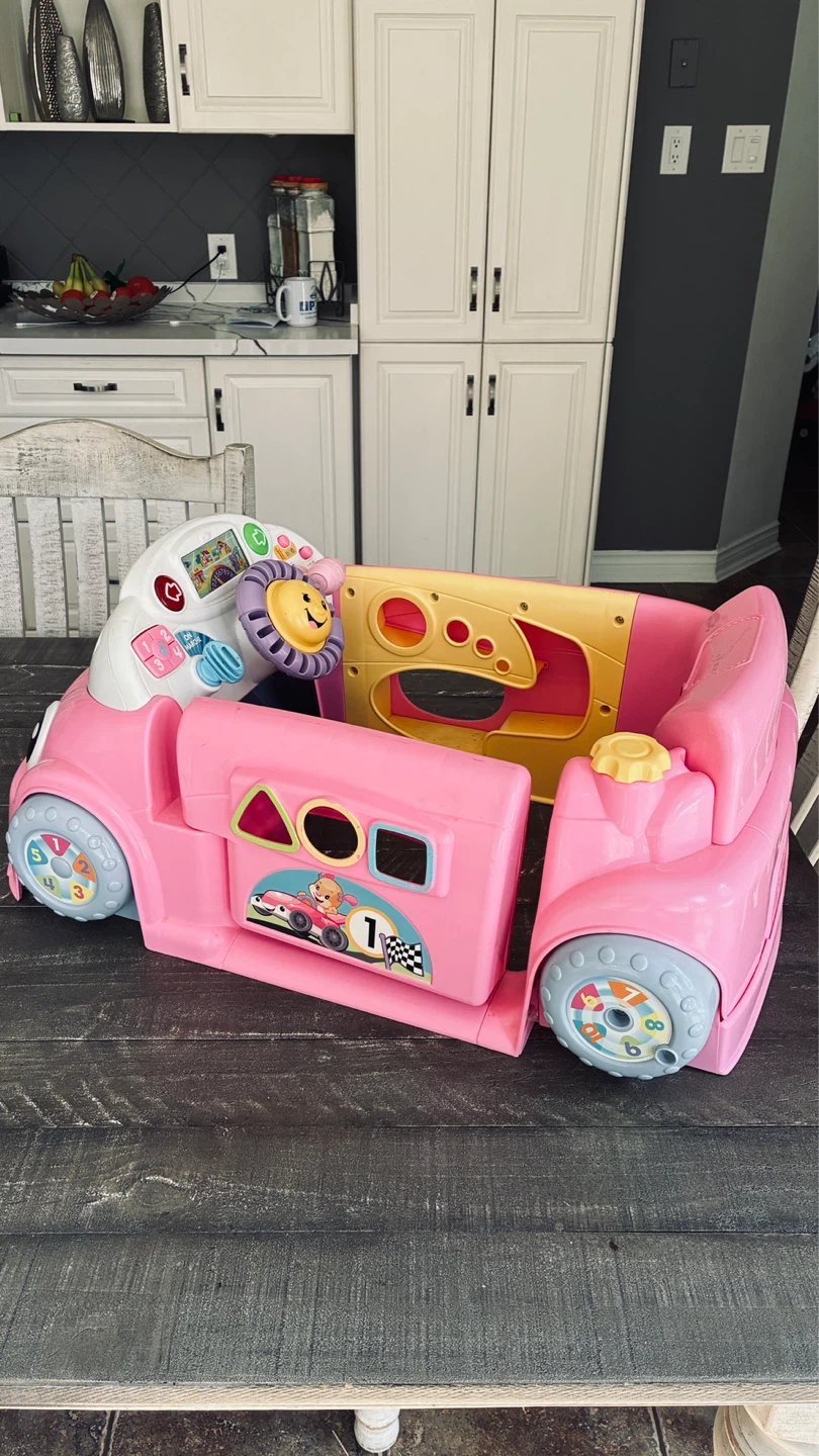 Fisher Price crawl around baby activity car with lights & sounds
