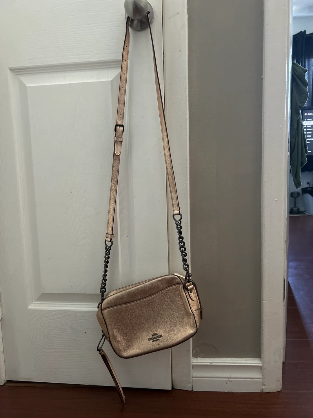 Coach Pebble Leather Crossbody Bag - Rose Gold - photo 2