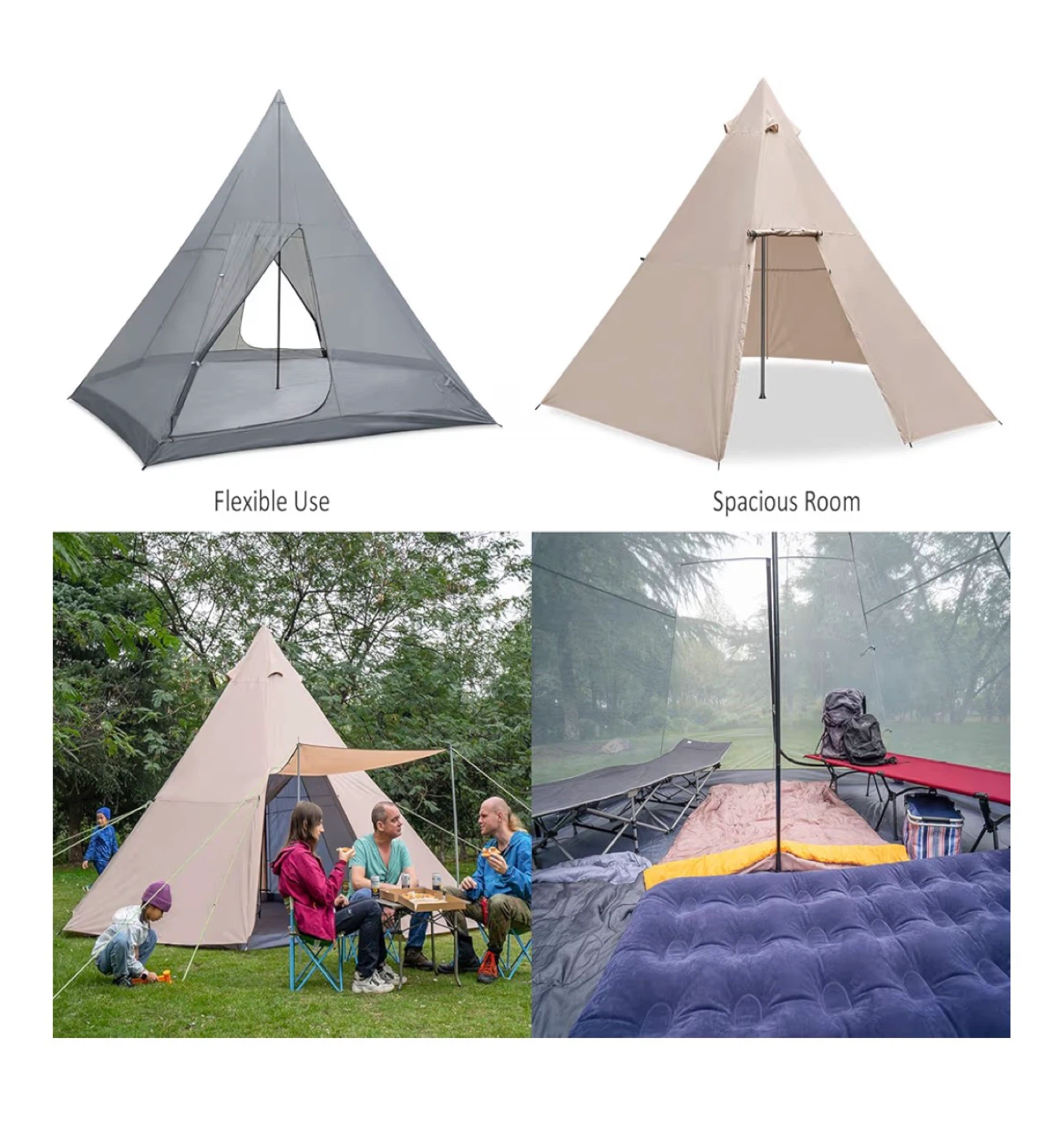 Kazoo Outdoor Tent - Beige - photo 2