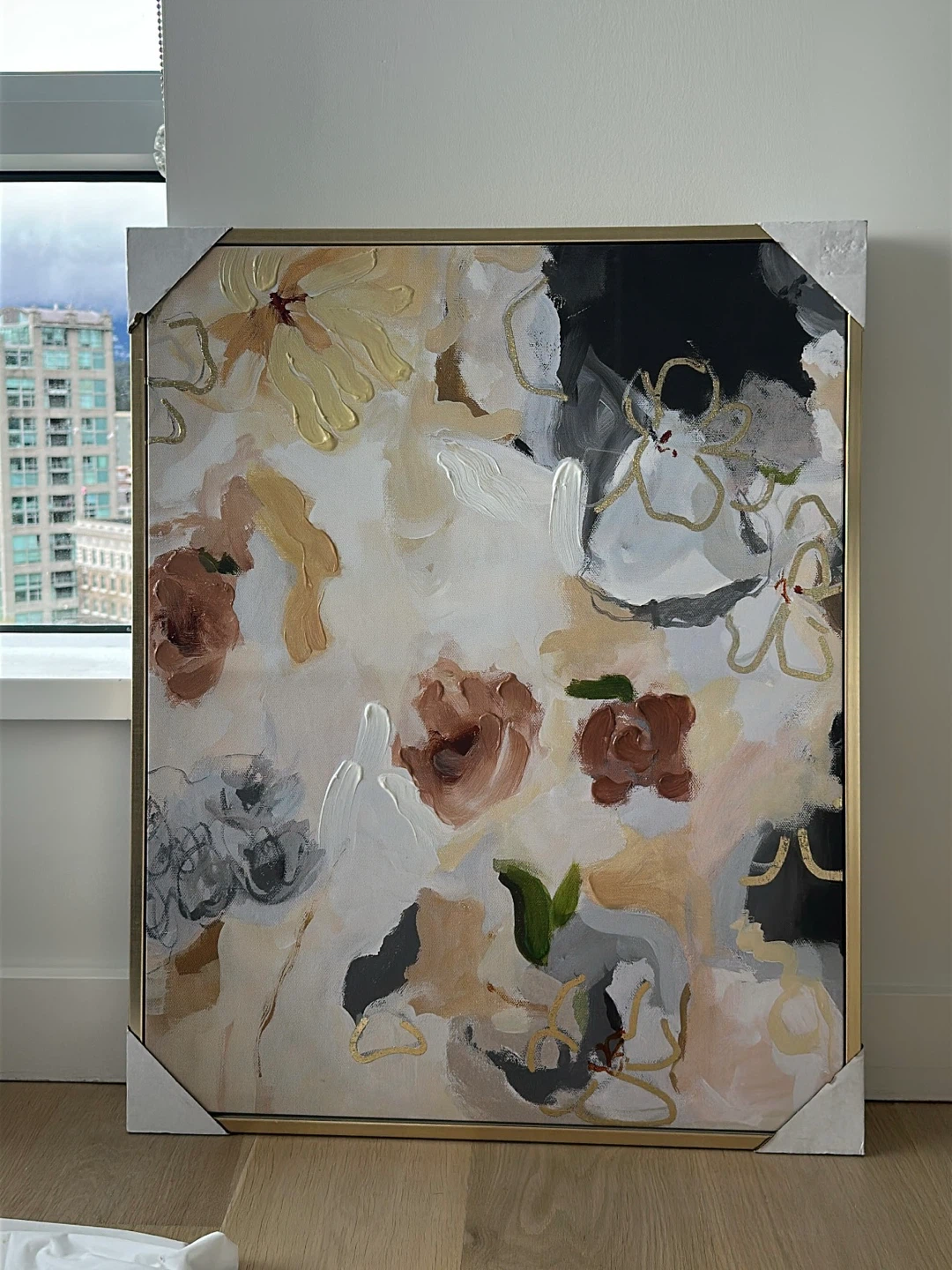 Floral Abstract Canvas Wall Art