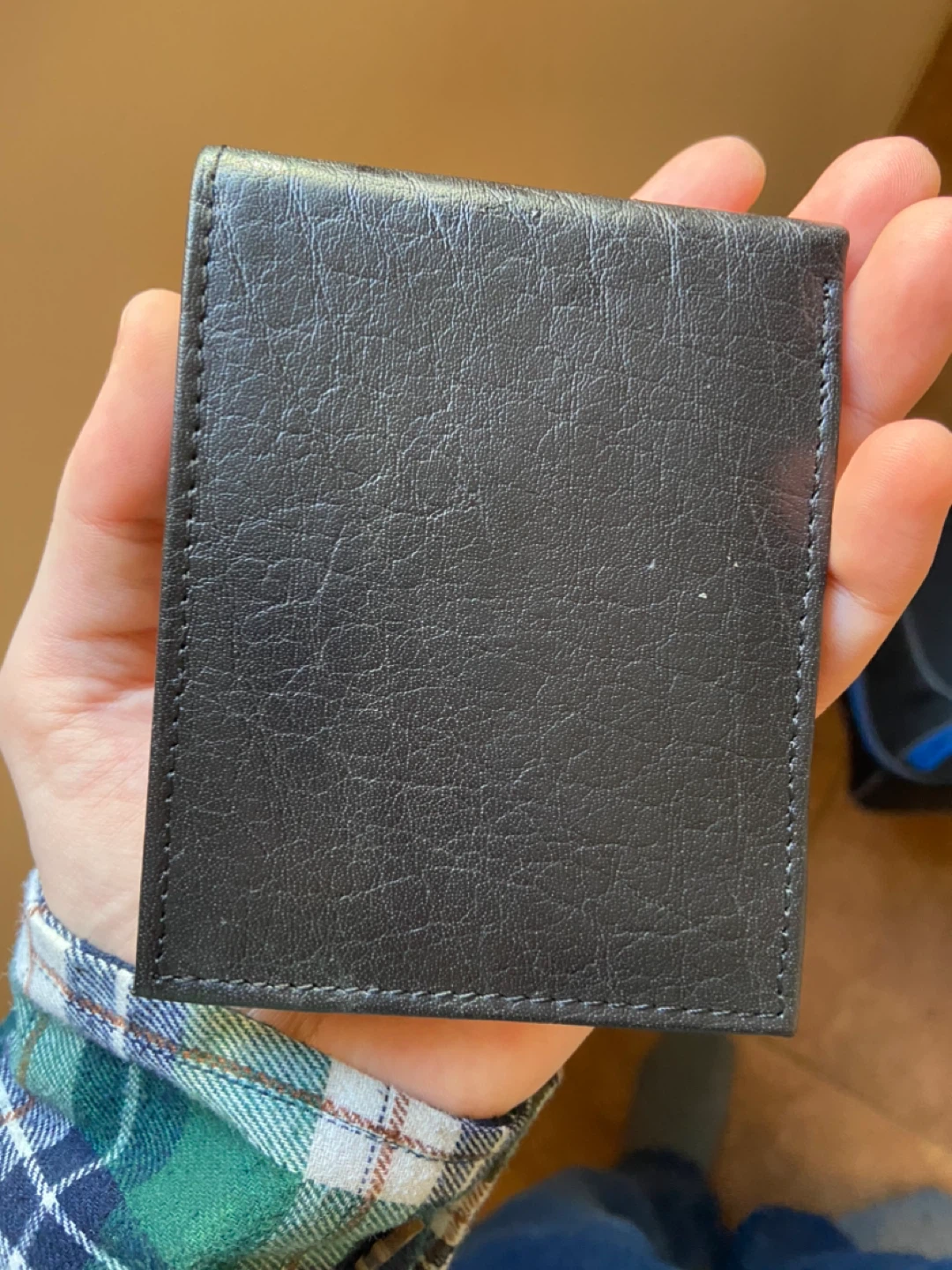 Black Bifold Wallet with Coin Pocket - photo 4