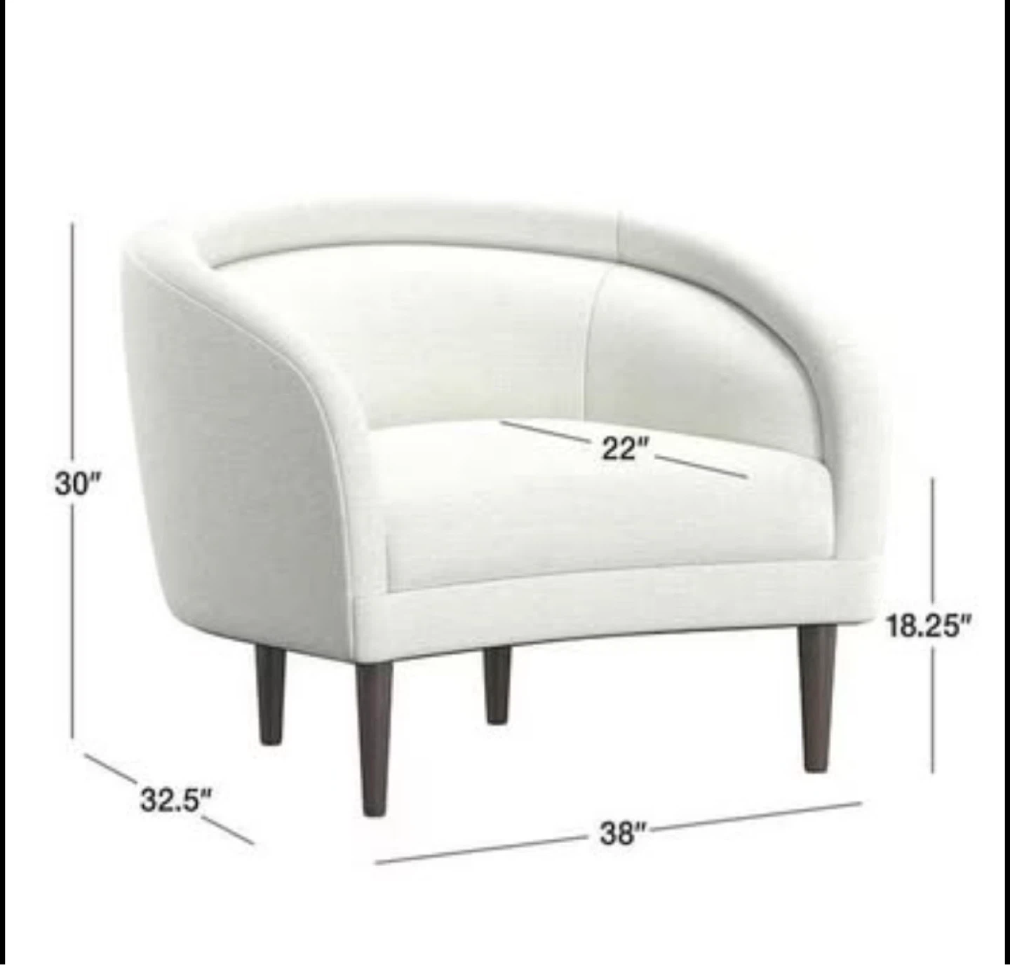 Crate and Barrel Chair Accent Chair - photo 3