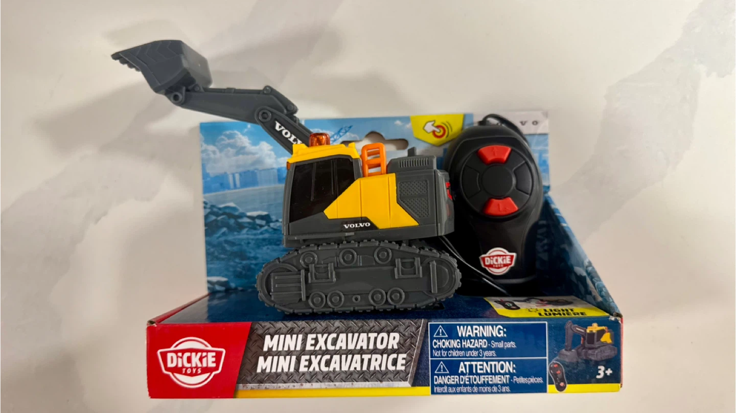 NEW - Dickie Toys Volvo Mini Excavator RC Toy - photo 2