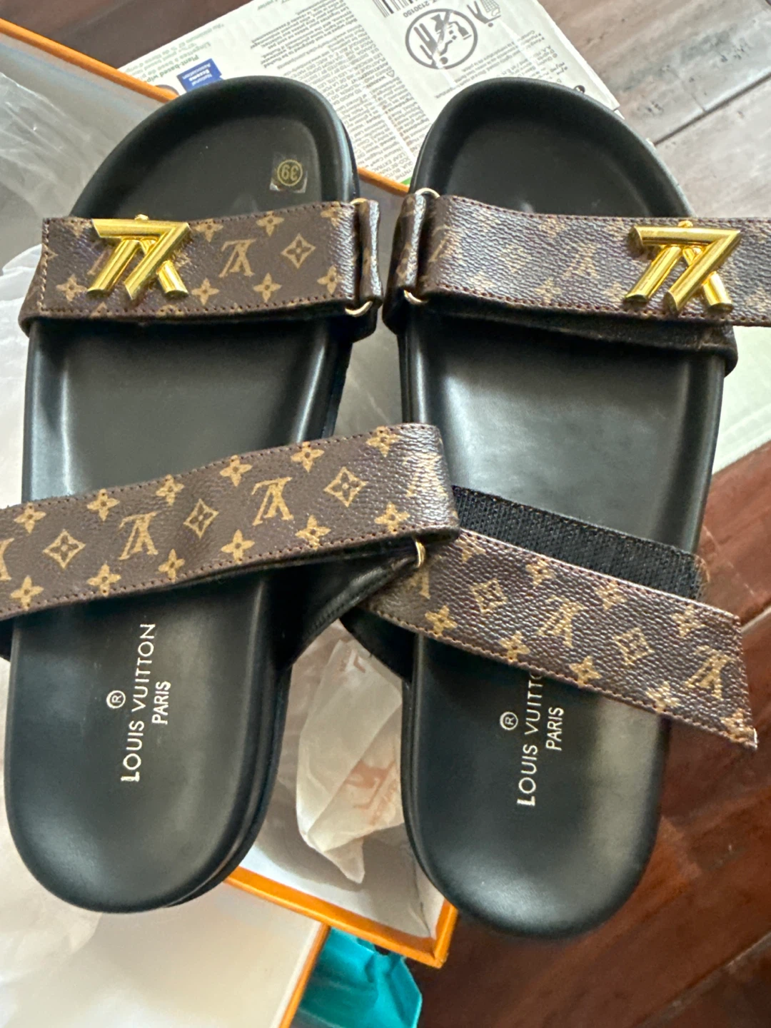 Louis Vuitton Monogram Slides
